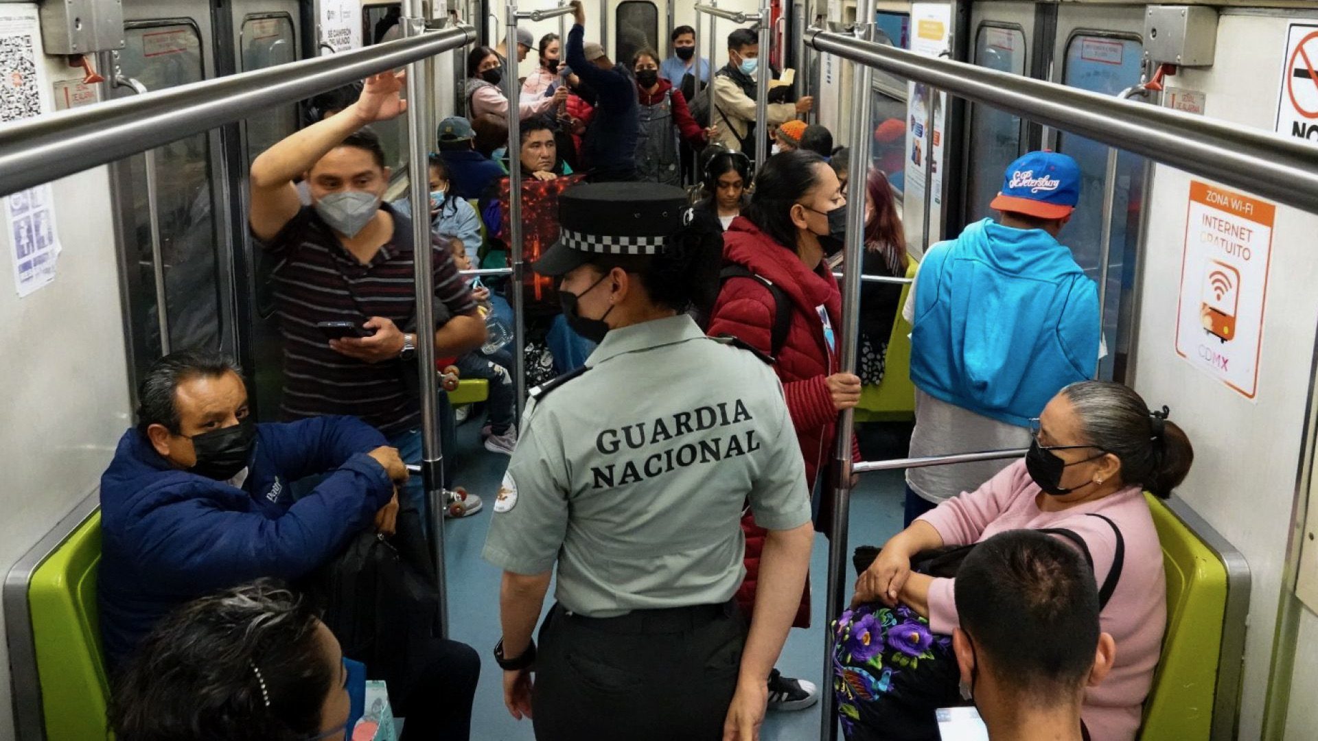 Hay 5 Mil 940 Elementos De La Guardia Nacional Desplegados En El Metro