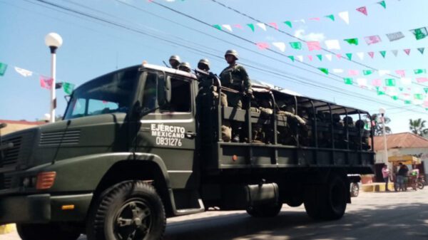 Llega ejército a resguardar el municipio de Frontera de Comalapa