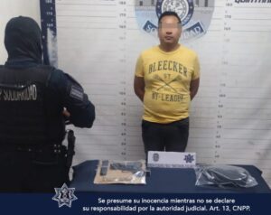 La Policía de Solidaridad detiene a individuo con arma de fuego