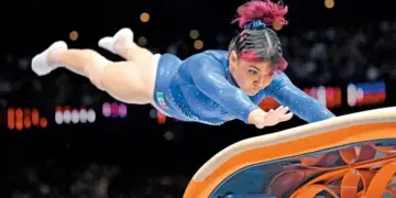 La gimnasta Alexa Moreno logra medalla de bronce en Copa del Mundo