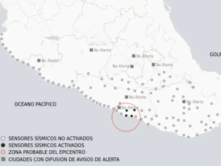 Sismo en San Marcos, Guerrero de 5.2 se percibe en la capital del país