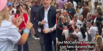 Paul McCartney disfruta de concierto de Taylor Swift