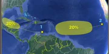 Nueva amenaza de lluvias, se forma zona de baja presión