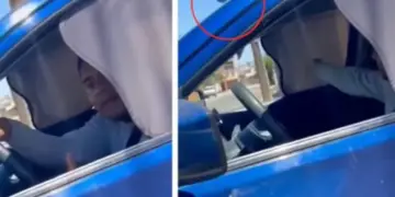 Viral: Chofer de aplicación lanza celular de pasajera por la ventana