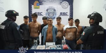 Detienen a 7 sujetos por intento de homicidio contra familia en Solidaridad