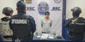 La Policía de Solidaridad captura a una persona con drogas