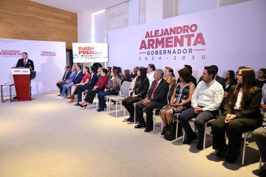 Se integran 3 comisiones y un comité técnico a la transición del gobernador electo Alejandro Armenta