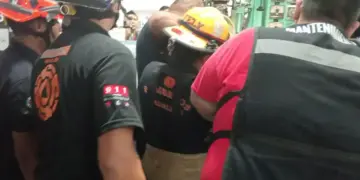 Mano de trabajador es aplastada con maquina en Parque Industrial Kalos