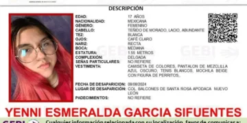 Ayuda a encontrar a Yenni Esmeralda, de 17 años, desaparecida en Nuevo León