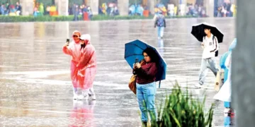 Afectan lluvias a la Sierra de Guadalupe; activan alerta roja en Gustavo A. Madero