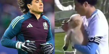 Memo Ochoa conmueve en redes al aparecer con un perrito en brazos