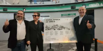 Presentan mural en la estación San Lázaro del Metro