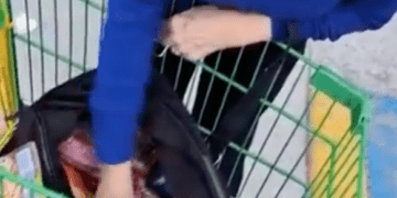 Captan a mujer de la tercera edad robando en supermercado