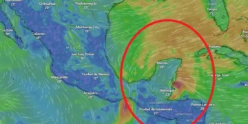 Tormenta tropical Nadine genera lluvias en Belice y Quintana Roo