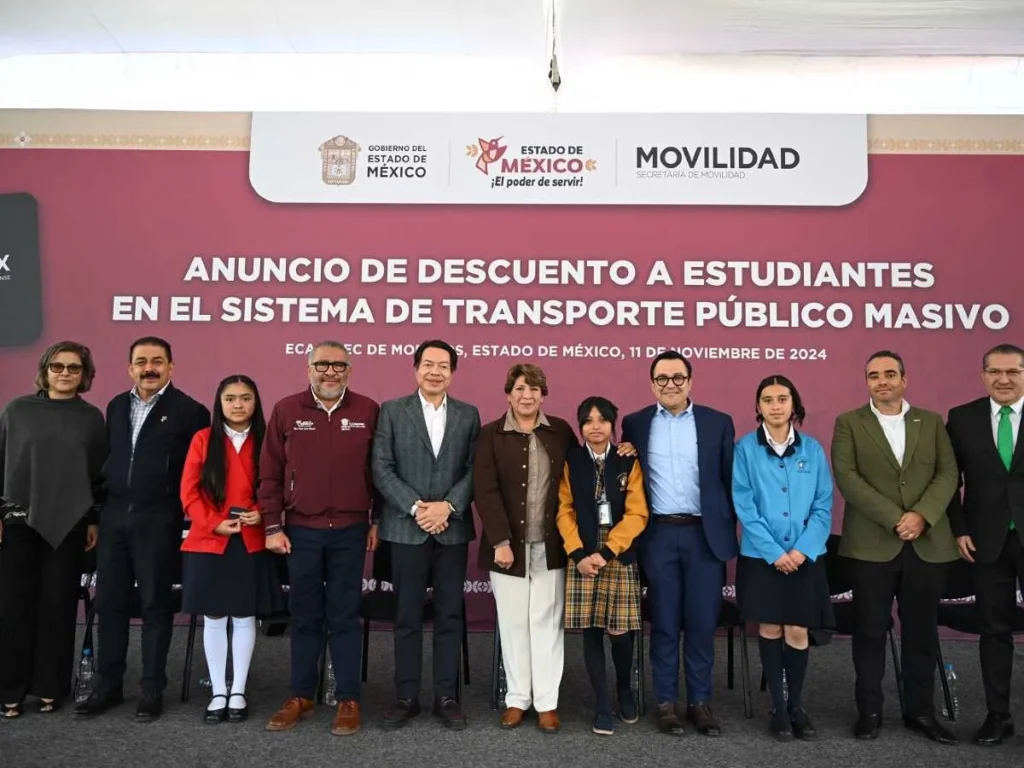 Habrá descuento en transporte para estudiantes del Edomex