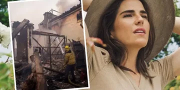 Karla Souza muestra los daños de su casa tras incendio en Los Ángeles