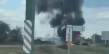 Reportan bloqueos en la Carretera Nacional, en Nuevo León