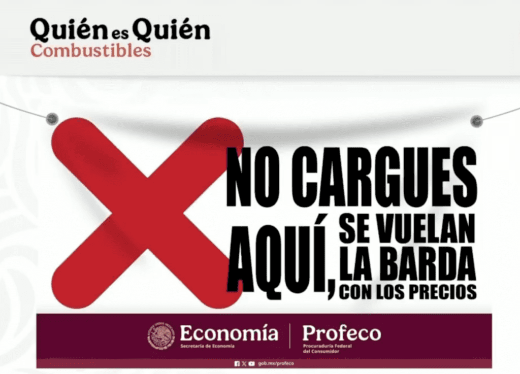 Baja la gasolina 0.4% con Sheinbaum: Profeco anuncia medidas contra gasolineras abusivas